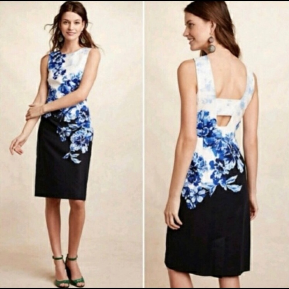 Blue & White Floral Maeve dress
